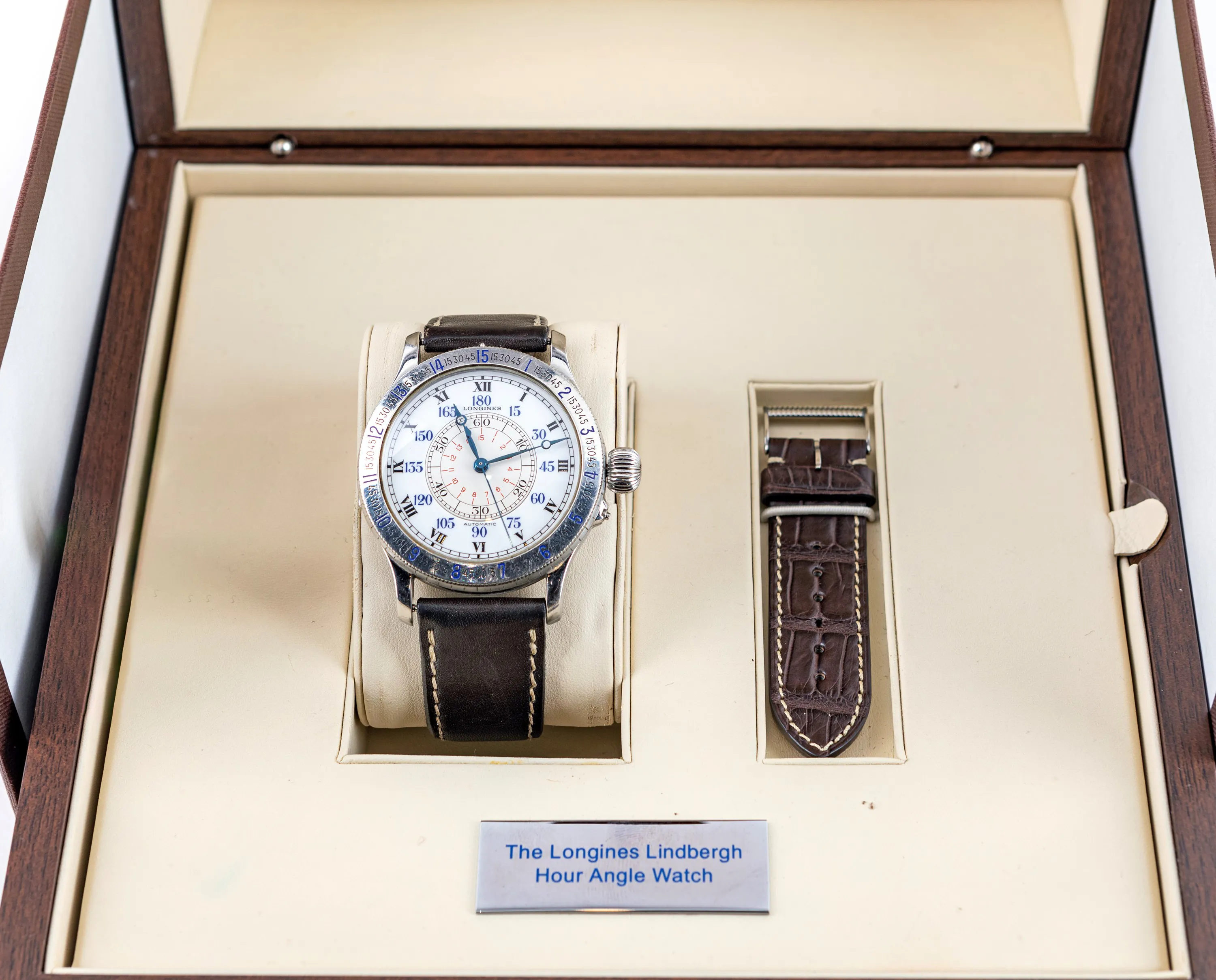 Longines 55mm Stainless steel White 1