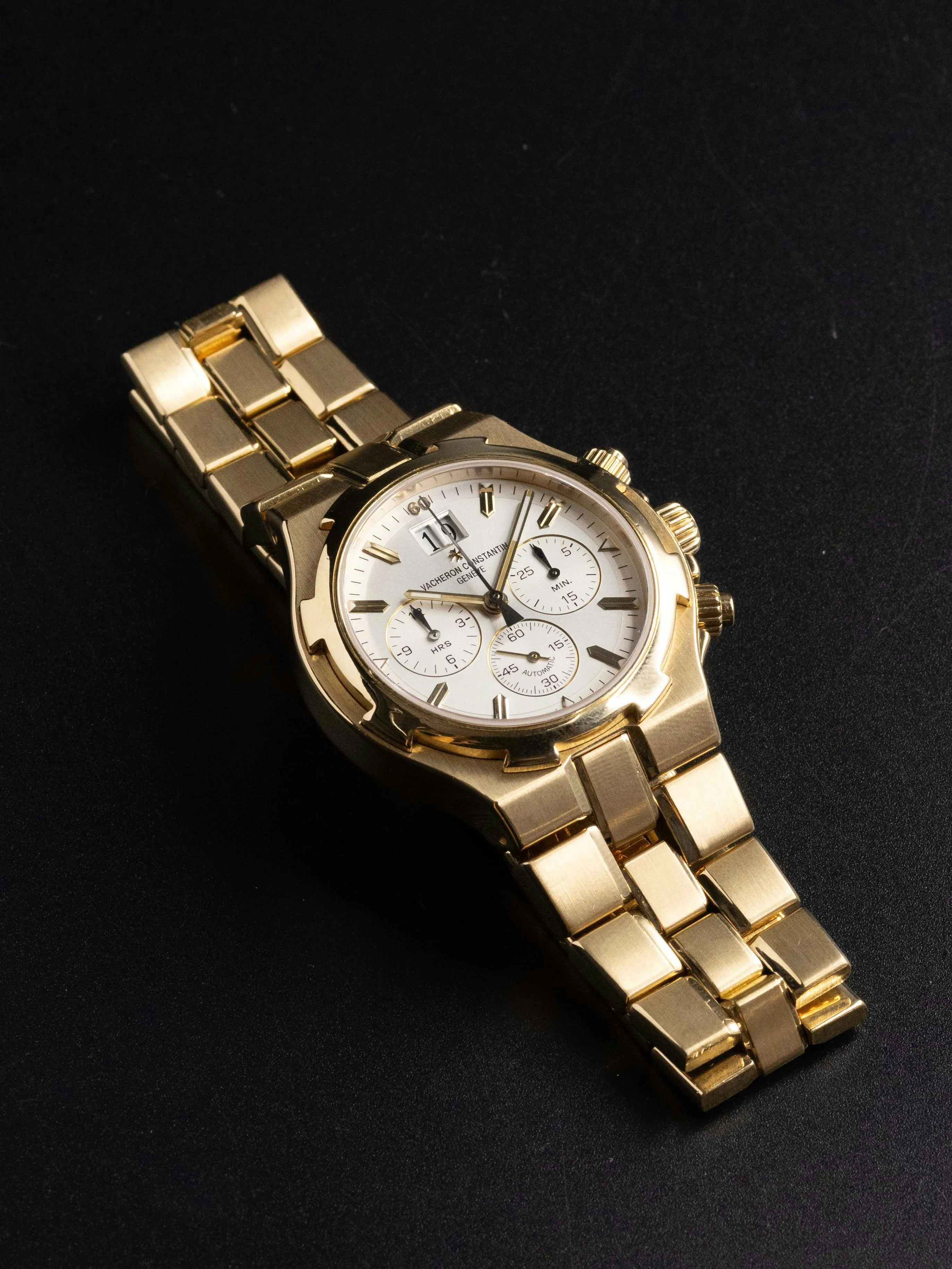 Vacheron Constantin Overseas Chronograph 49140/423J 40mm Yellow gold Silver 6