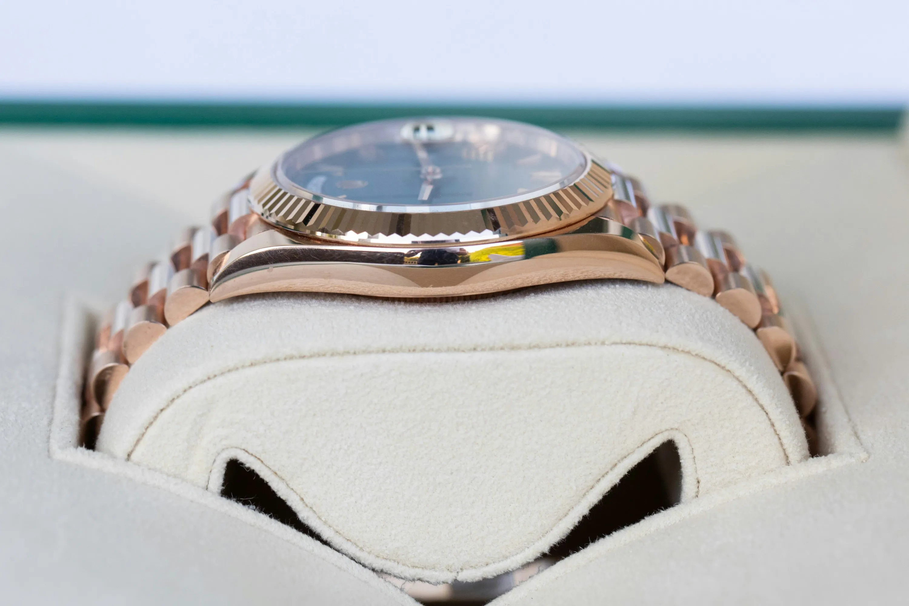 Rolex Day-Date 40 228235 40mm Rose gold Green 12