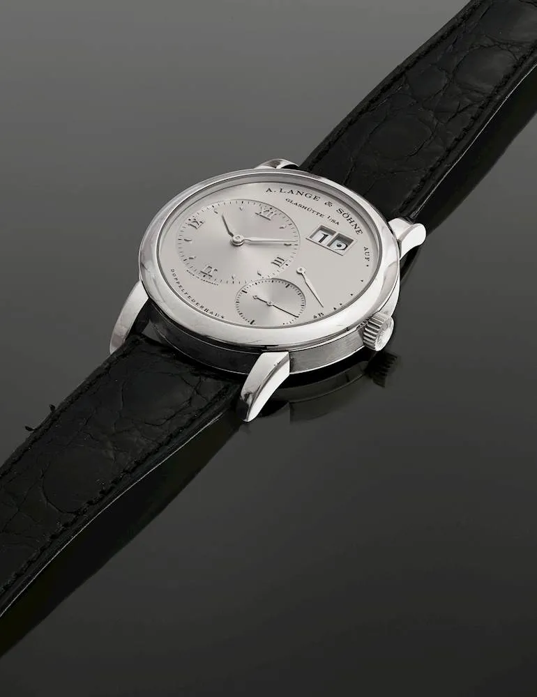 A. Lange & Söhne Lange 1 101.005 38.5mm Platinum Silver 1