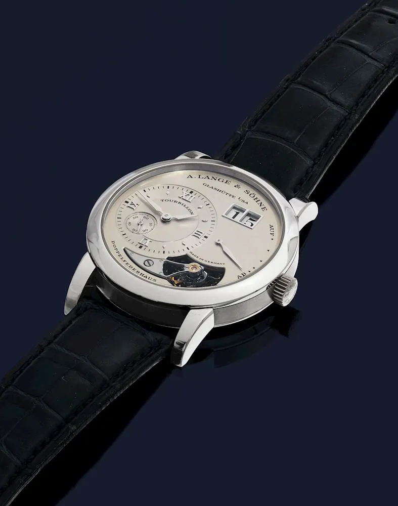 A. Lange & Söhne Lange 1 704.025 38.5mm Platinum Silver 1