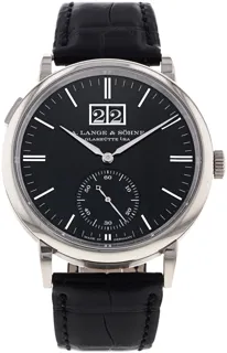 A. Lange & Söhne Saxonia 381.029 White gold Black