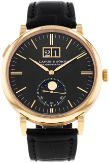 A. Lange & Söhne Saxonia 384.031 Rose gold Black