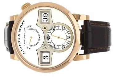 A. Lange & Söhne Zeitwerk 140.032 42mm Rose gold Silver 2