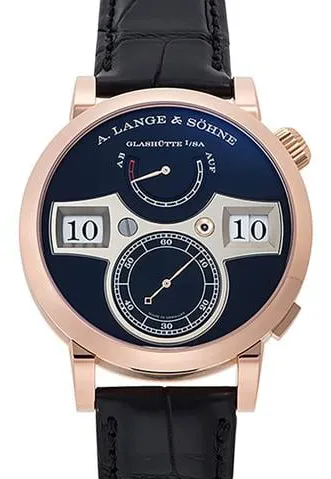 A. Lange & Söhne Zeitwerk 142.031 42mm Rose gold Black