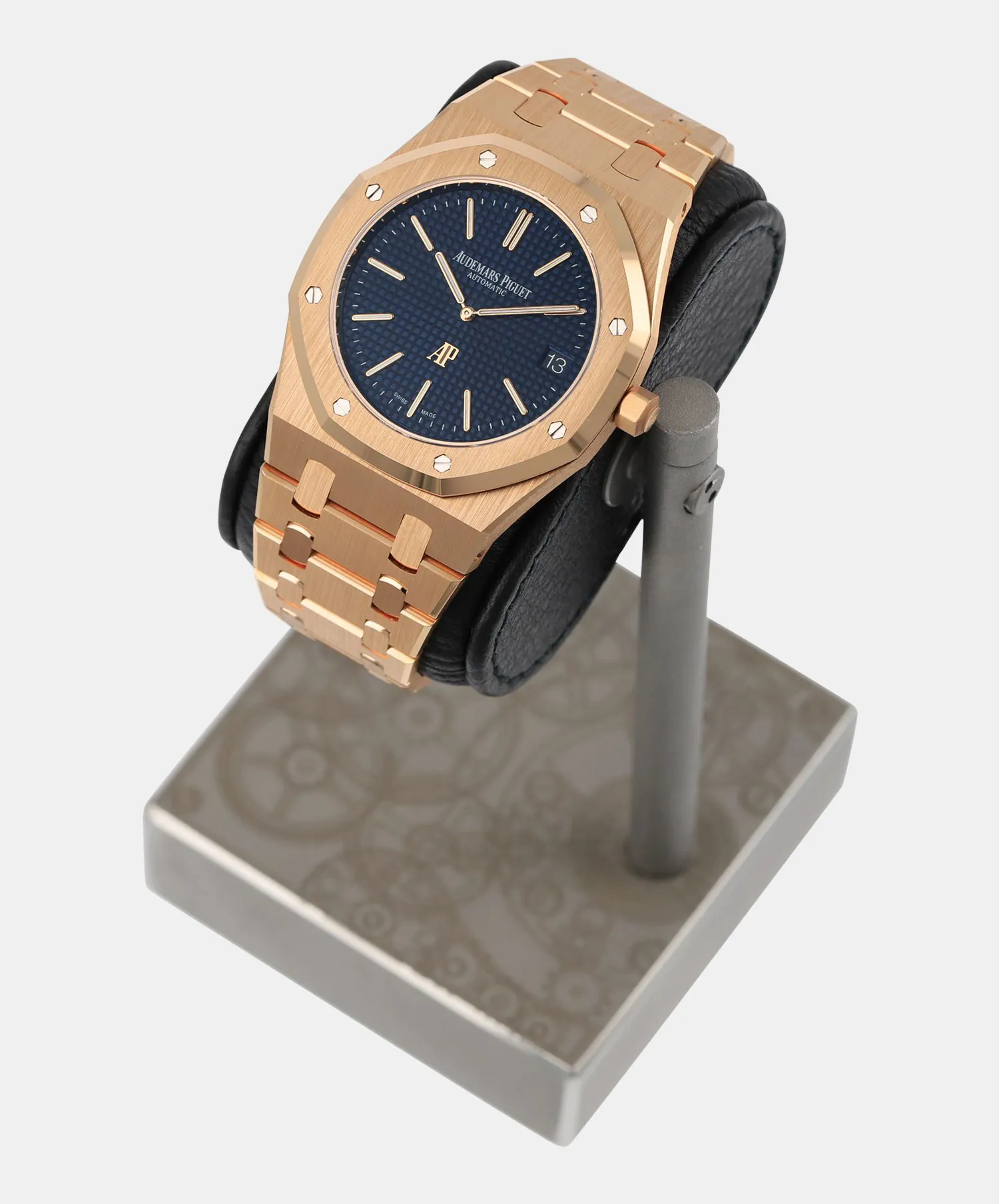 Audemars Piguet Royal Oak 15202OR.OO.1240OR.01 39mm Rose gold Blue 3