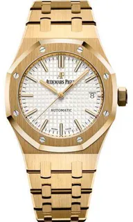 Audemars Piguet Royal Oak Selfwinding 15450BA.OO.1256BA.01 Yellow gold Silver