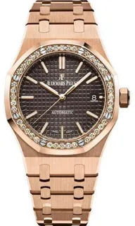 Audemars Piguet Royal Oak Lady 15451OR.ZZ.1256OR.04 Stainless steel Brown