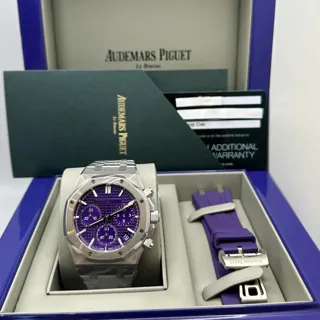 Audemars Piguet Royal Oak 26240BC.OO.1320BC.01 White gold Purple