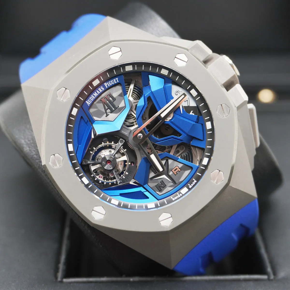 Audemars Piguet Royal Oak Concept Tourbillon 26589IO.OO.D030CA.01 44mm Titanium Skeleton 5