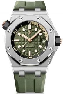 Audemars Piguet Royal Oak Offshore Diver 15720ST.OO.A052CA.01 Stainless steel Green