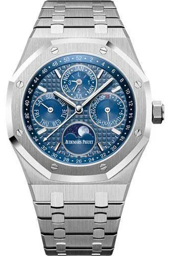 Audemars Piguet Royal Oak Perpetual Calendar 26574ST.OO.1220ST.02 41mm Stainless steel Blue