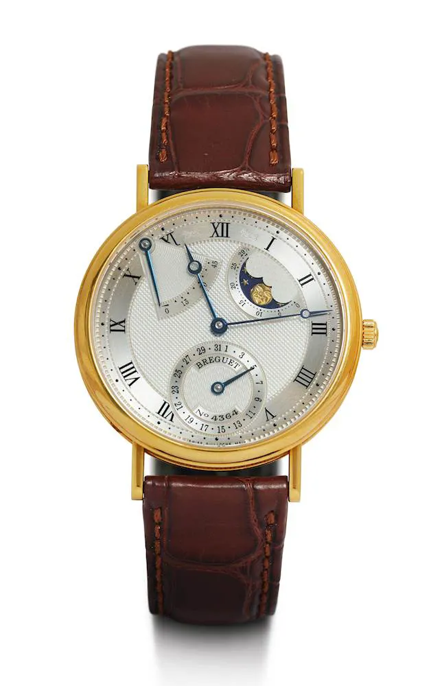 Breguet Classique 3137 36mm Yellow gold Silver