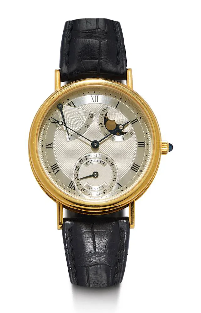 Breguet Classique 3137 36mm Yellow gold Silver