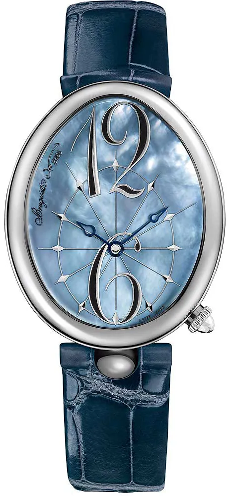 Breguet Reine de Naples 8967ST/V8/986 35.5mm Stainless steel Blue