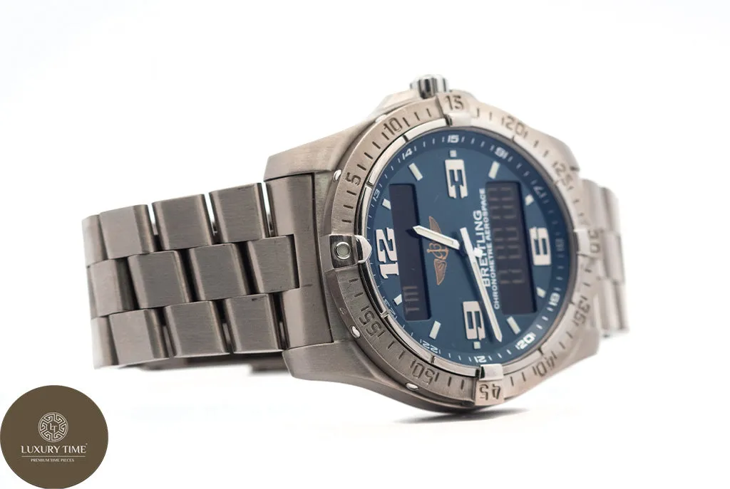 Breitling Aerospace E79362 42mm Titanium Blue 6