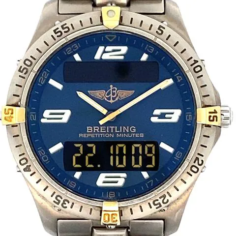 Breitling Aerospace F65362 40mm Titanium Blue