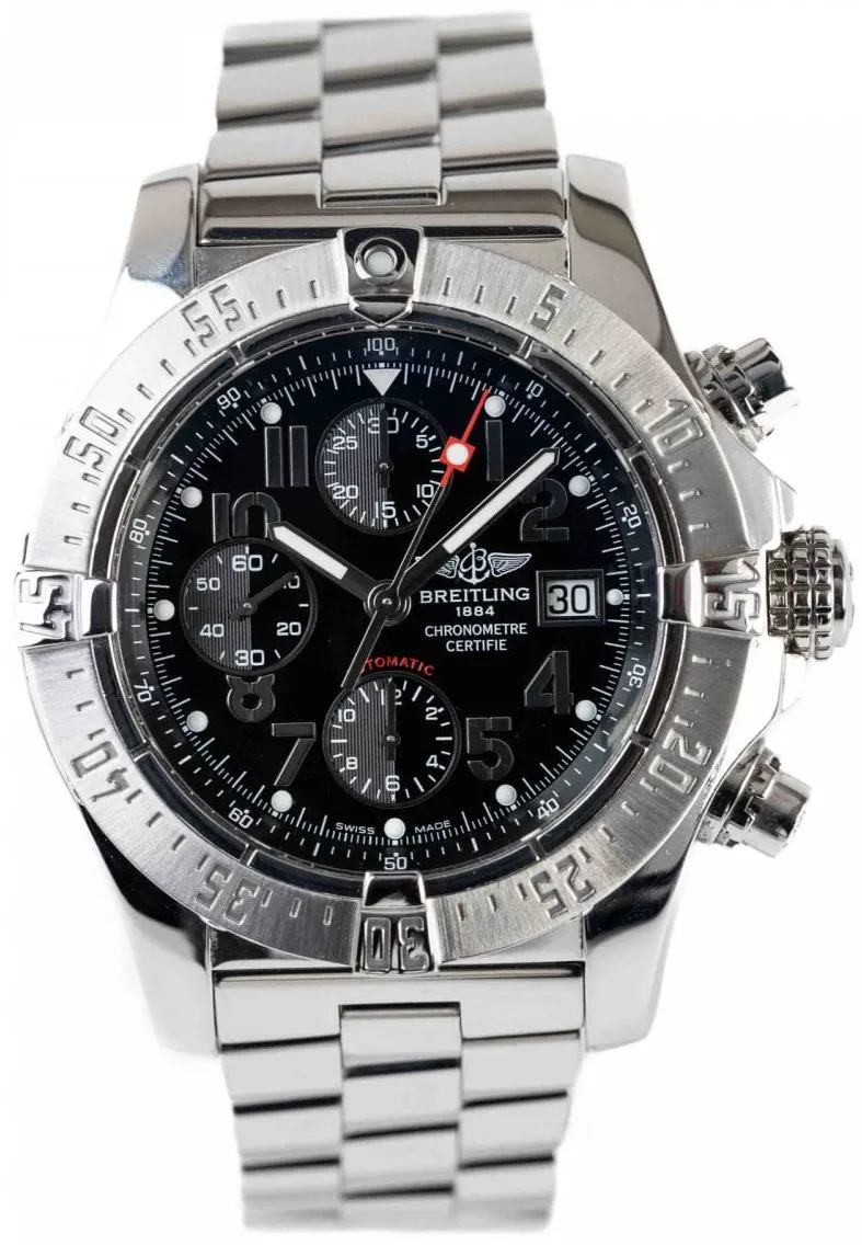 Breitling Avenger A13380 45mm Stainless steel Black