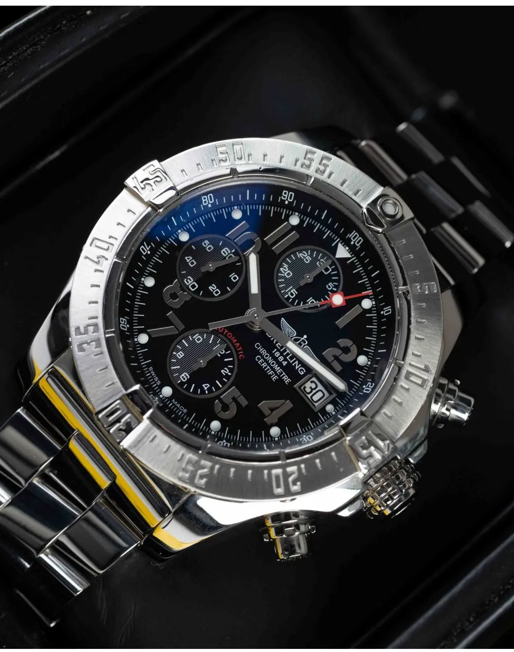 Breitling Avenger A13380 45mm Stainless steel Black 4