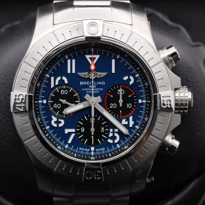 Breitling Avenger AB01821A1C1A1 45mm Stainless steel Blue