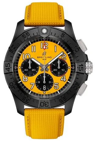 Breitling Avenger SB0147101I1X1 44mm Black ceramic Yellow