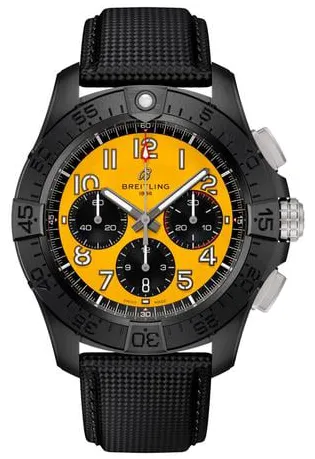 Breitling Avenger SB0147101I1X2 44mm Black ceramic Yellow