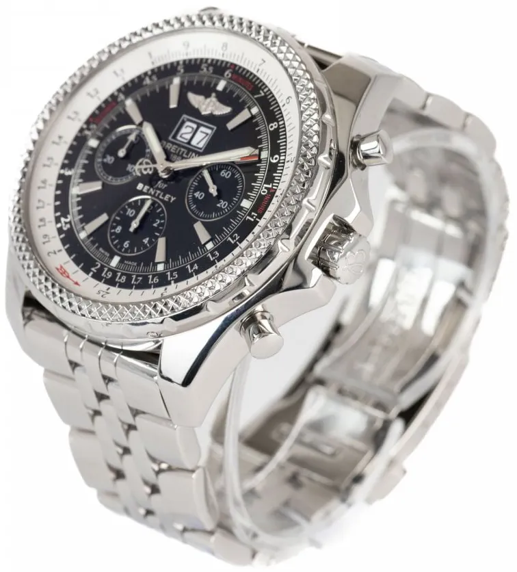 Breitling Bentley 6.75 A44362 48mm Stainless steel Black 1