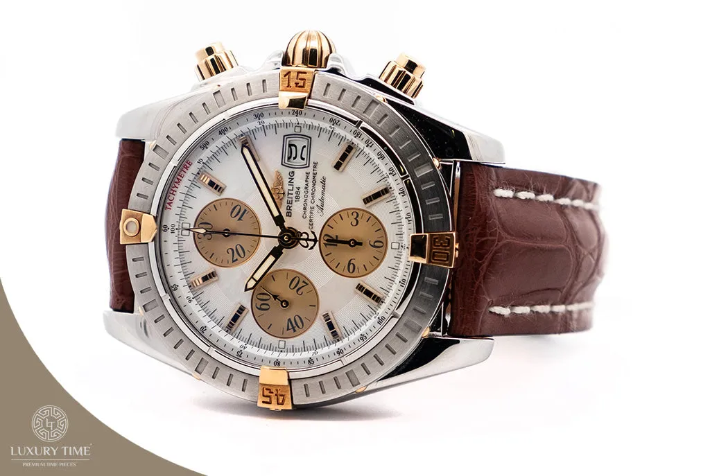 Breitling Chronomat B13356 43.7mm Yellow gold and Stainless steel 2