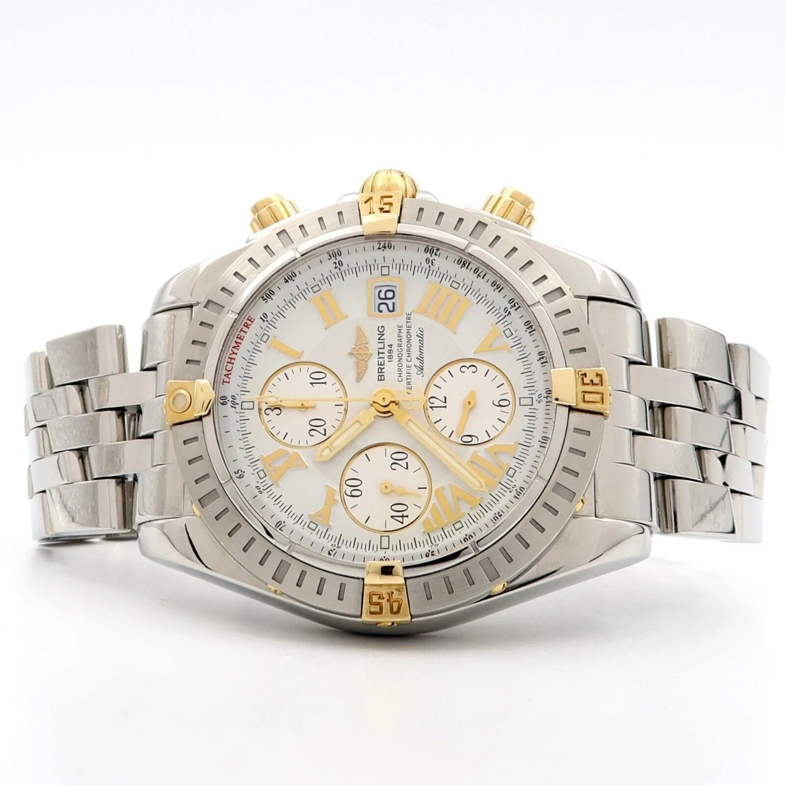 Breitling Chronomat B13356 44mm Stainless steel White