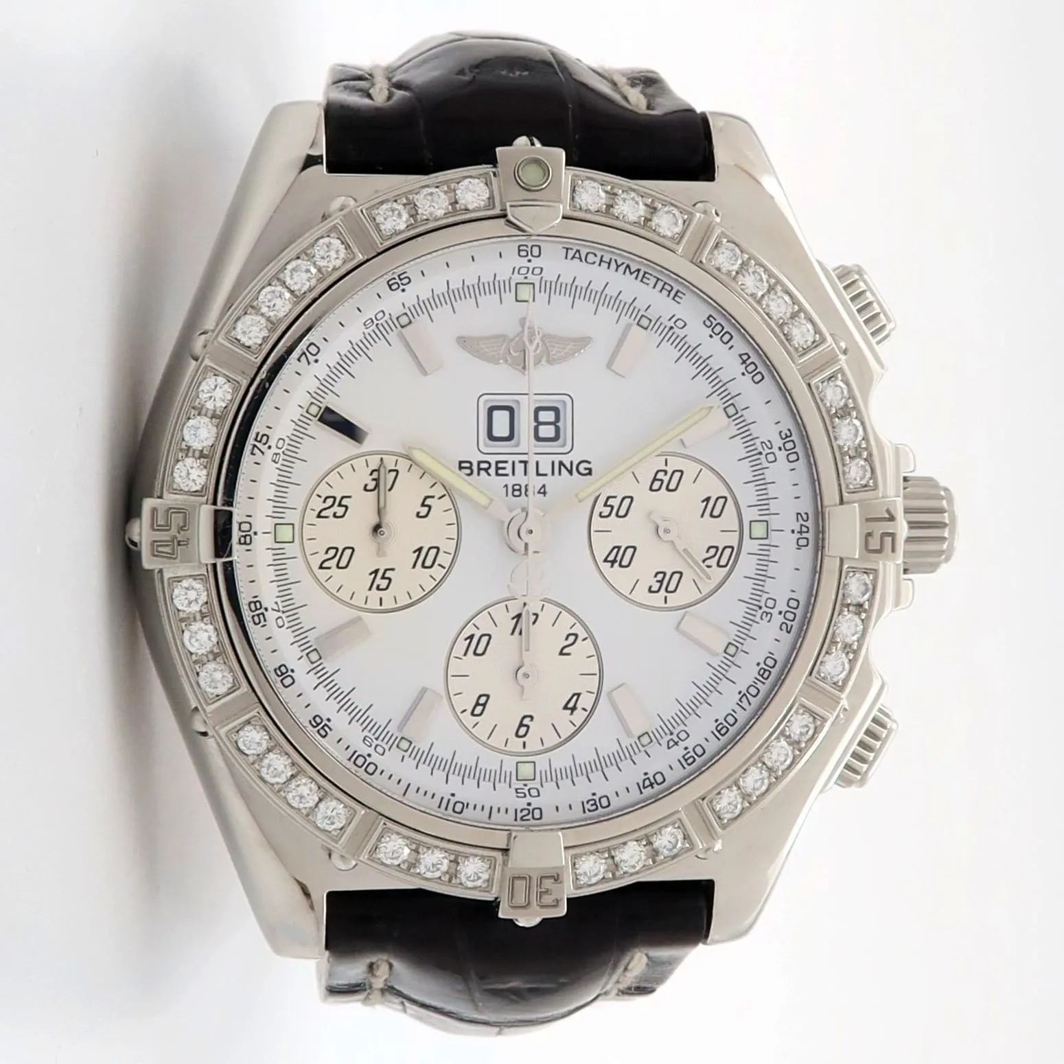 Breitling Crosswind Special A44355 44mm Stainless steel White