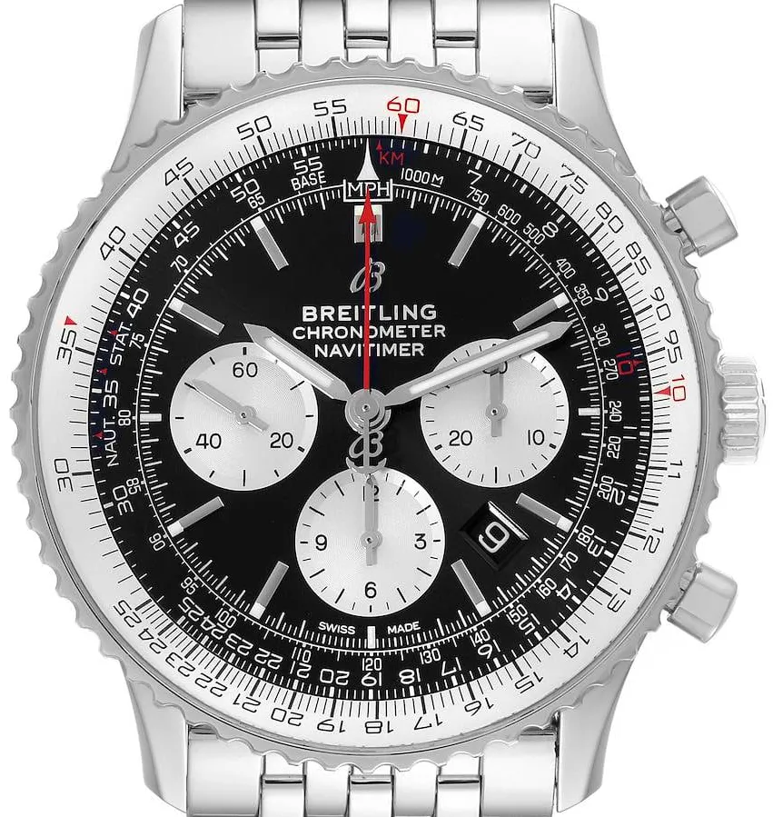 Breitling Navitimer AB0127 46mm Stainless steel Black