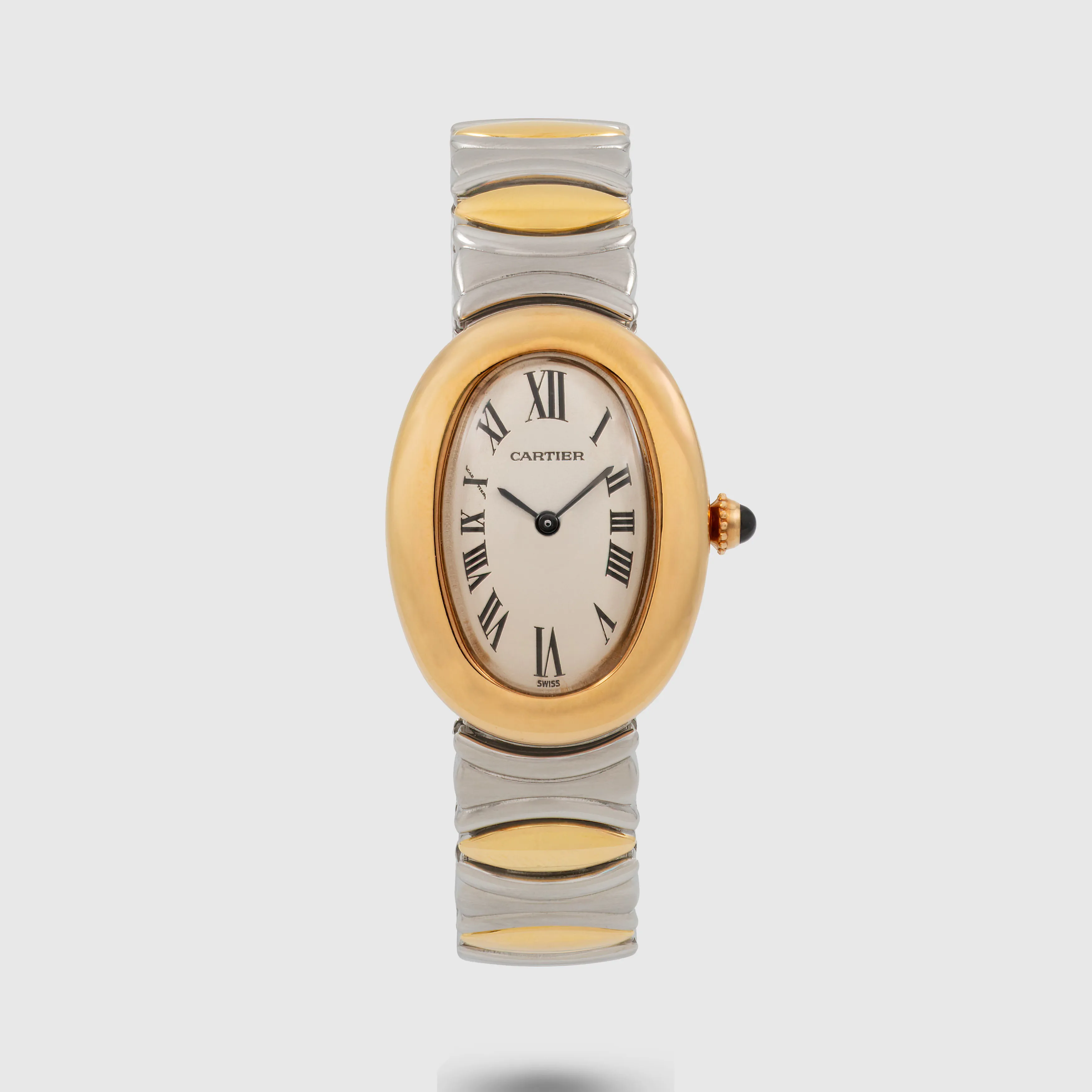 Cartier Baignoire 8057 31mm 18k yellow gold Off-white