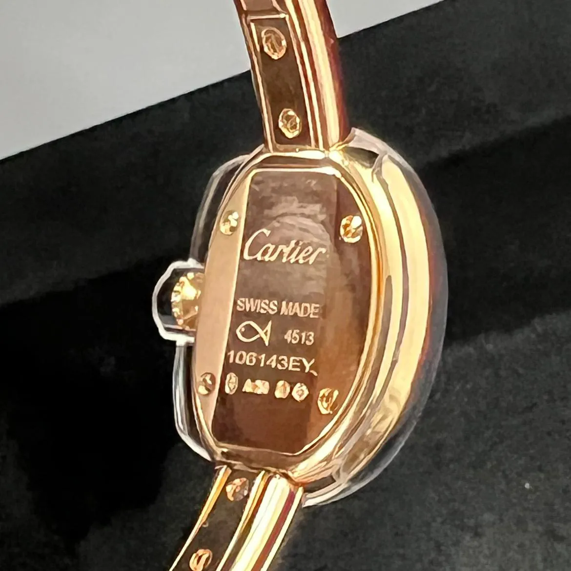 Cartier Baignoire Mini WGBA0020 24.5mm Rose gold Silver 4