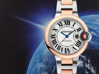 Cartier Ballon Bleu de Cartier w2bb0032 33mm Rose gold and Stainless steel Silver