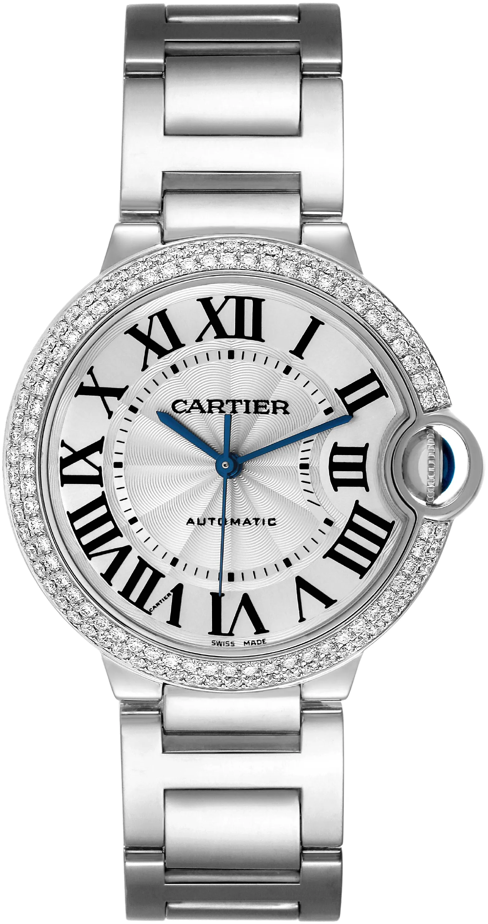 Cartier Ballon Bleu de Cartier WE9006Z3 36mm White gold Silver