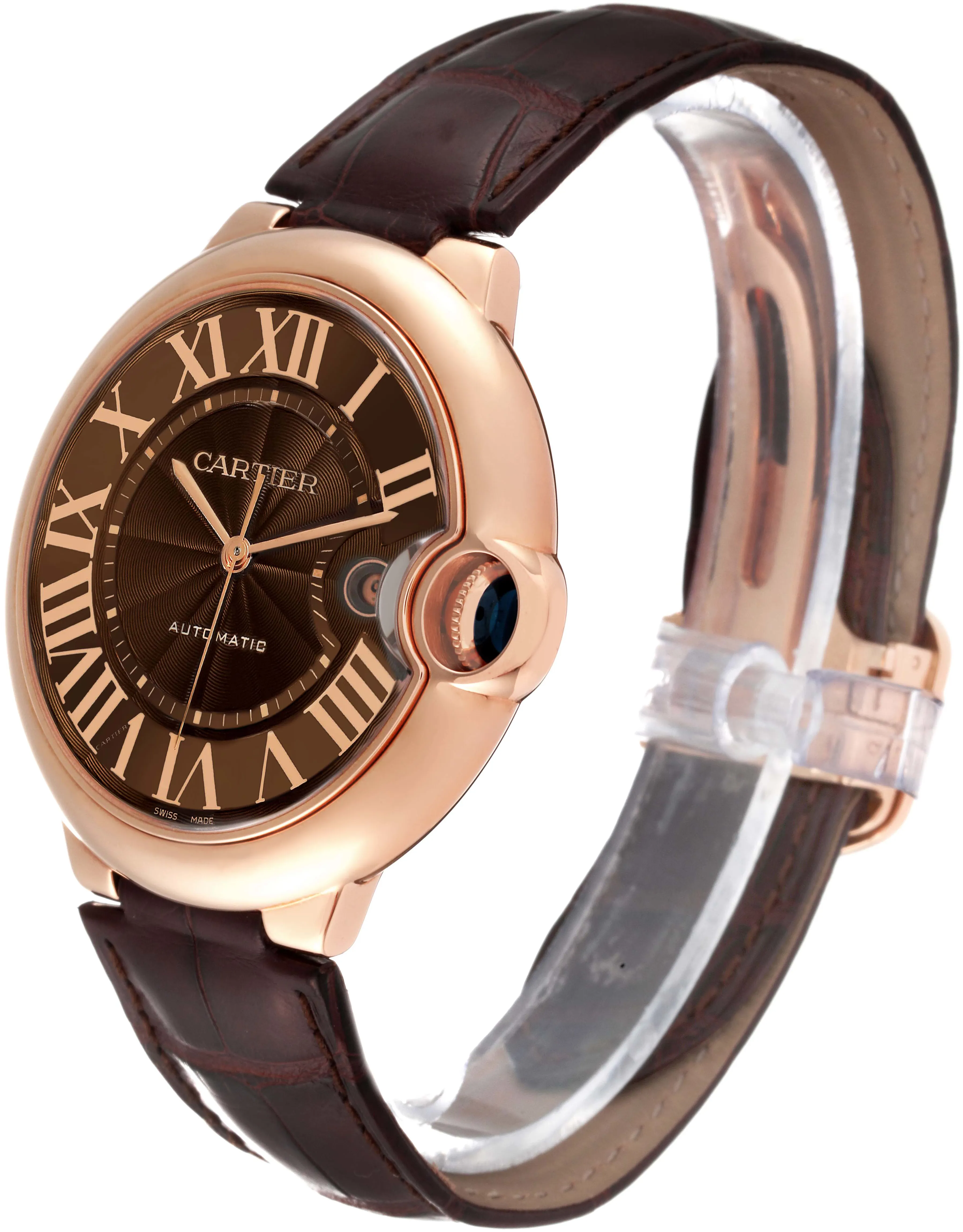 Cartier Ballon Bleu W6920037 42mm Rose gold Brown 7