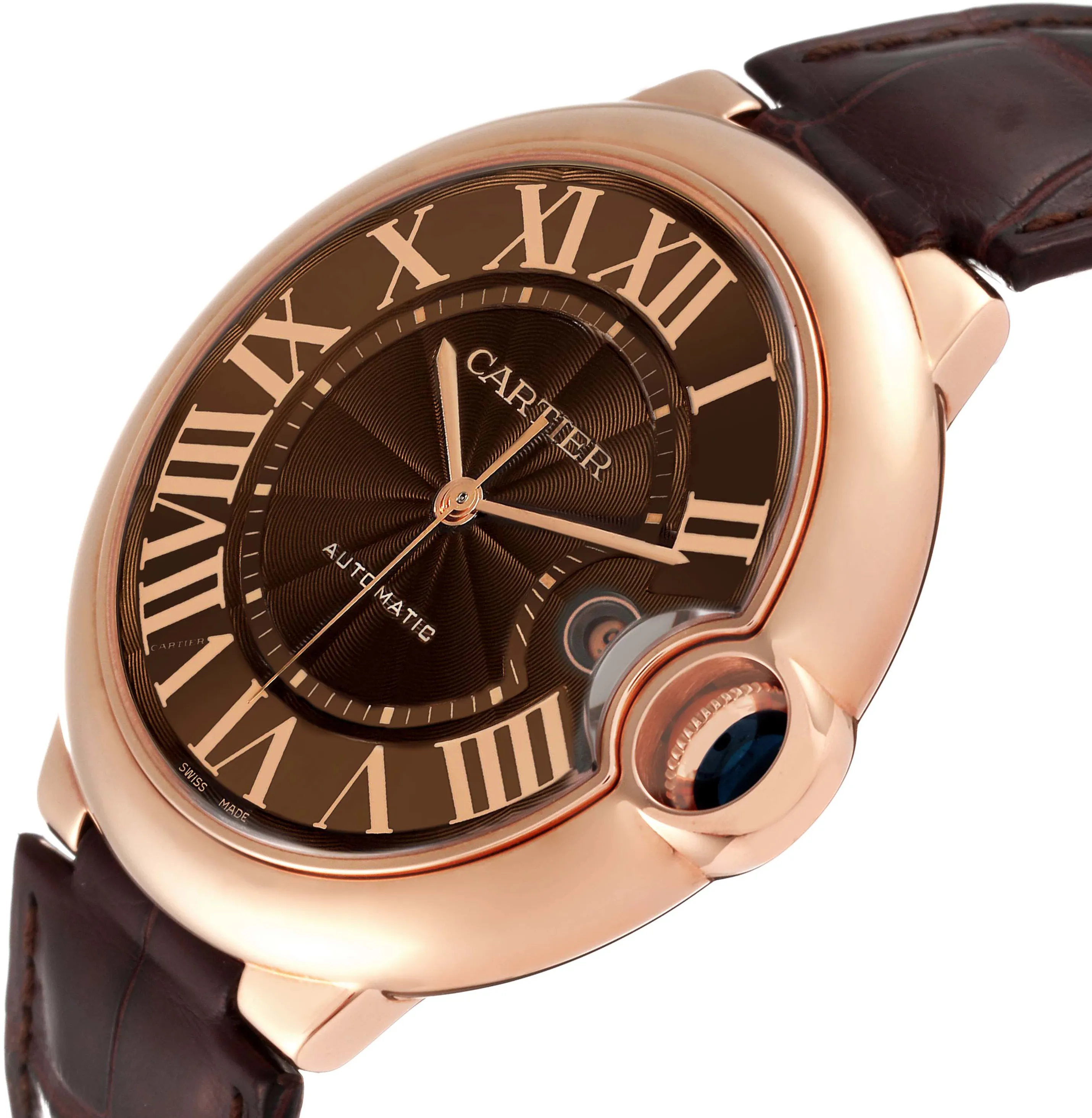 Cartier Ballon Bleu W6920037 42mm Rose gold Brown 5