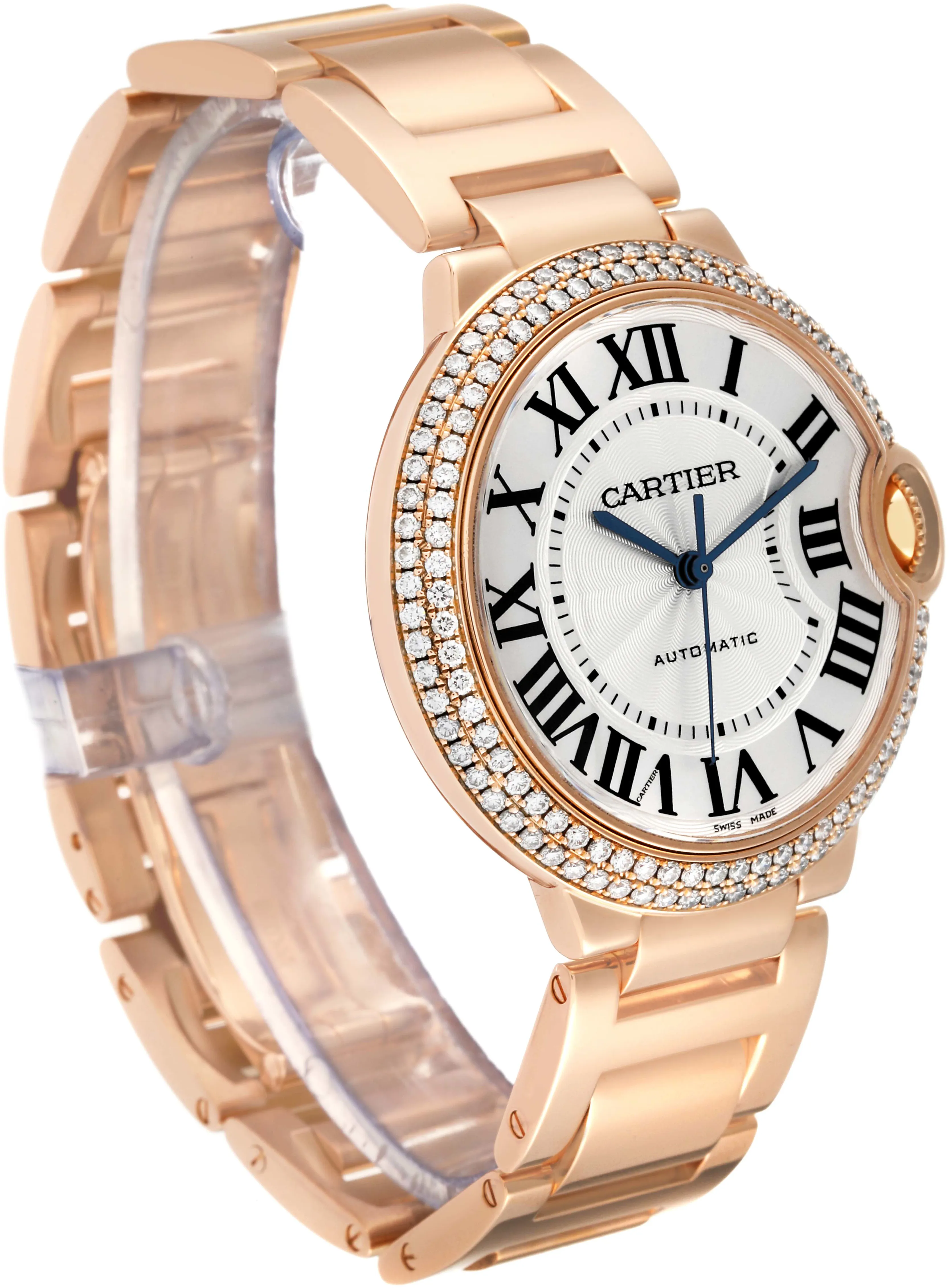 Cartier Ballon Bleu WE9005Z3 36.5mm Rose gold and 18k rose gold Silver 6