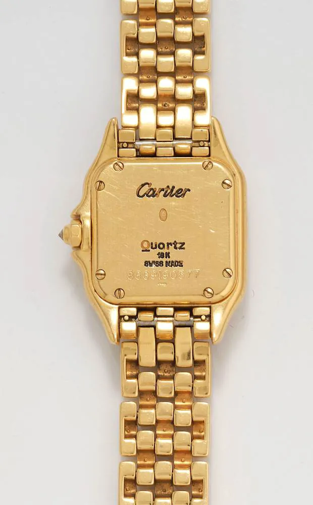 Cartier Panthère 866919 22mm Yellow gold and diamond-set Silver 1