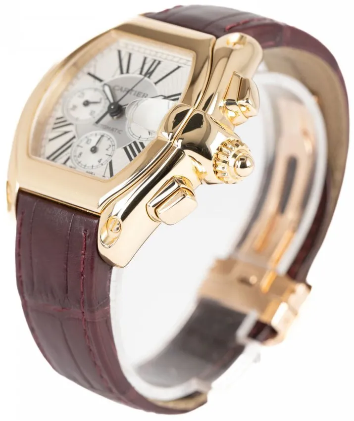 Cartier Roadster 2619 48mm Yellow gold White 6