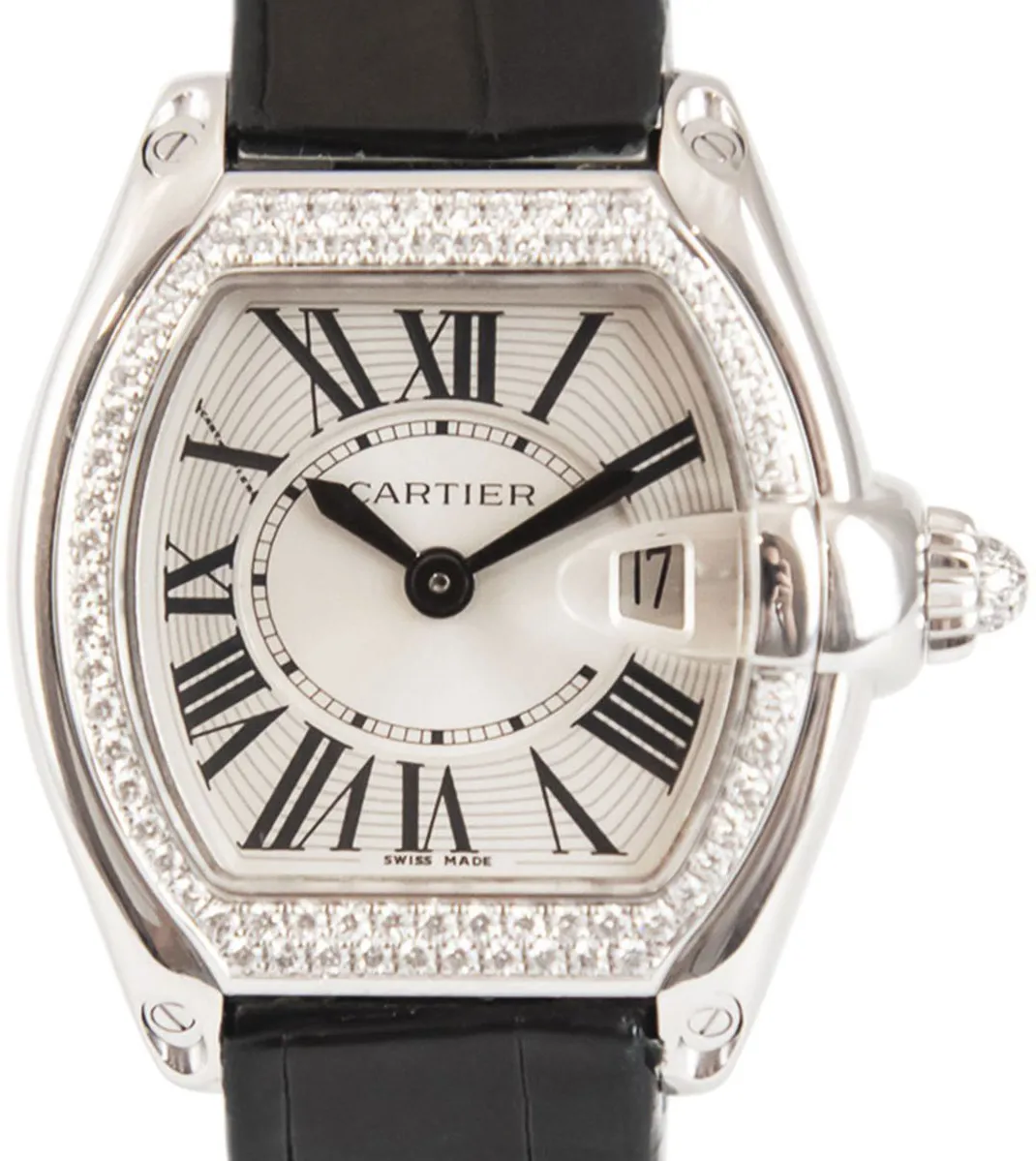 Cartier Roadster 2723 31.5mm White gold Silver