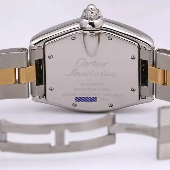 Cartier Roadster w62031y4 38mm Yellow gold Silver 3