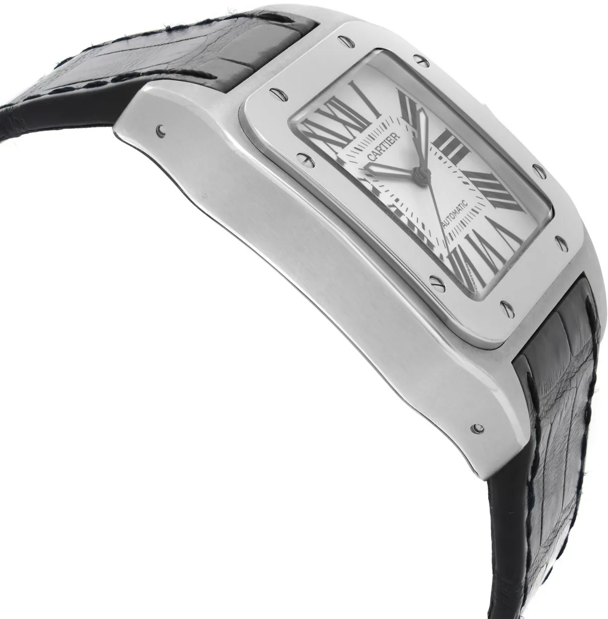 Cartier Santos 100 W20073X8 38mm Stainless steel White 3