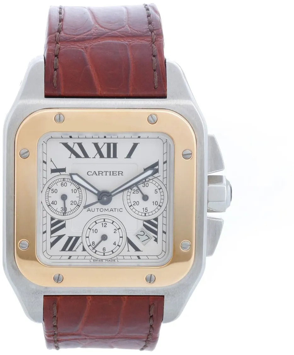 Cartier Santos W20091X7 42mm Stainless steel White