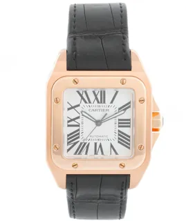 Cartier Santos W20095Y1 Rose gold White