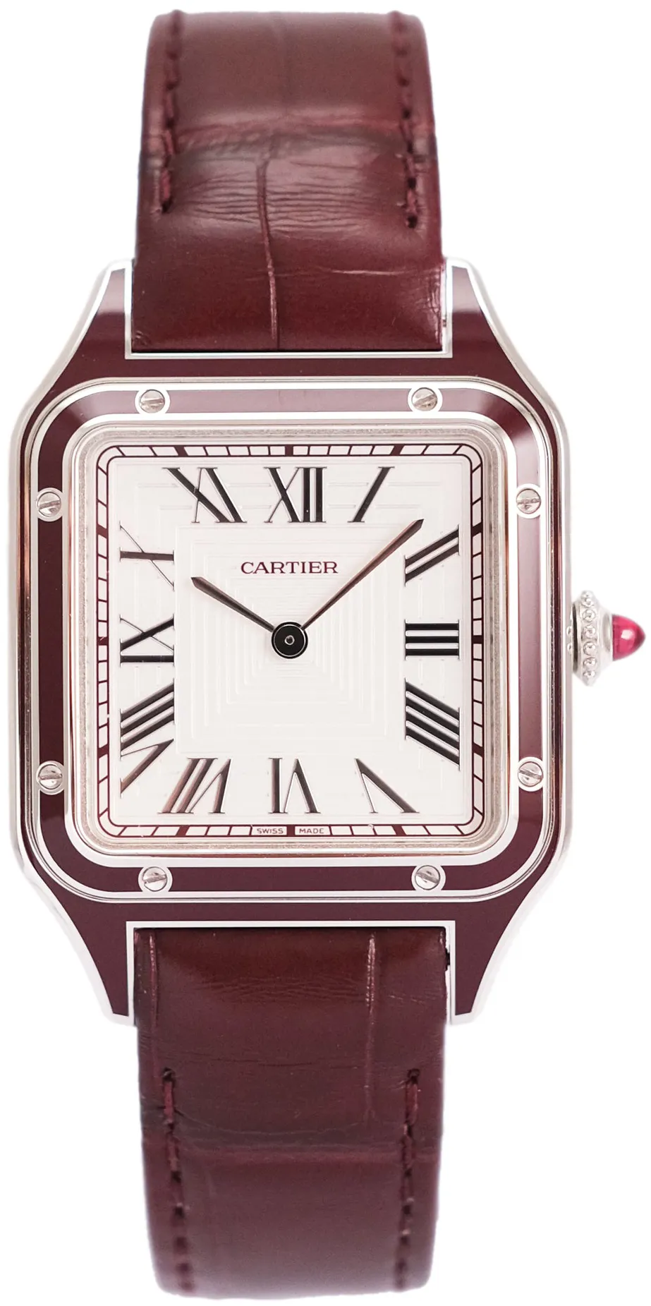 Cartier Santos Dumont CRWGSA0053 43.5mm Platinum Silver