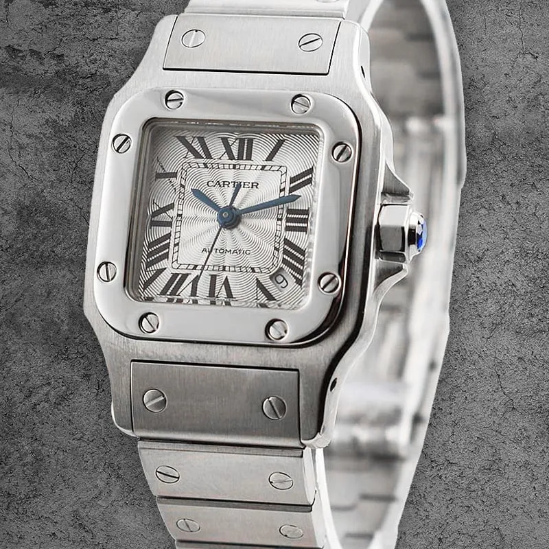 Cartier Santos W20056D6 24mm Stainless steel Silver