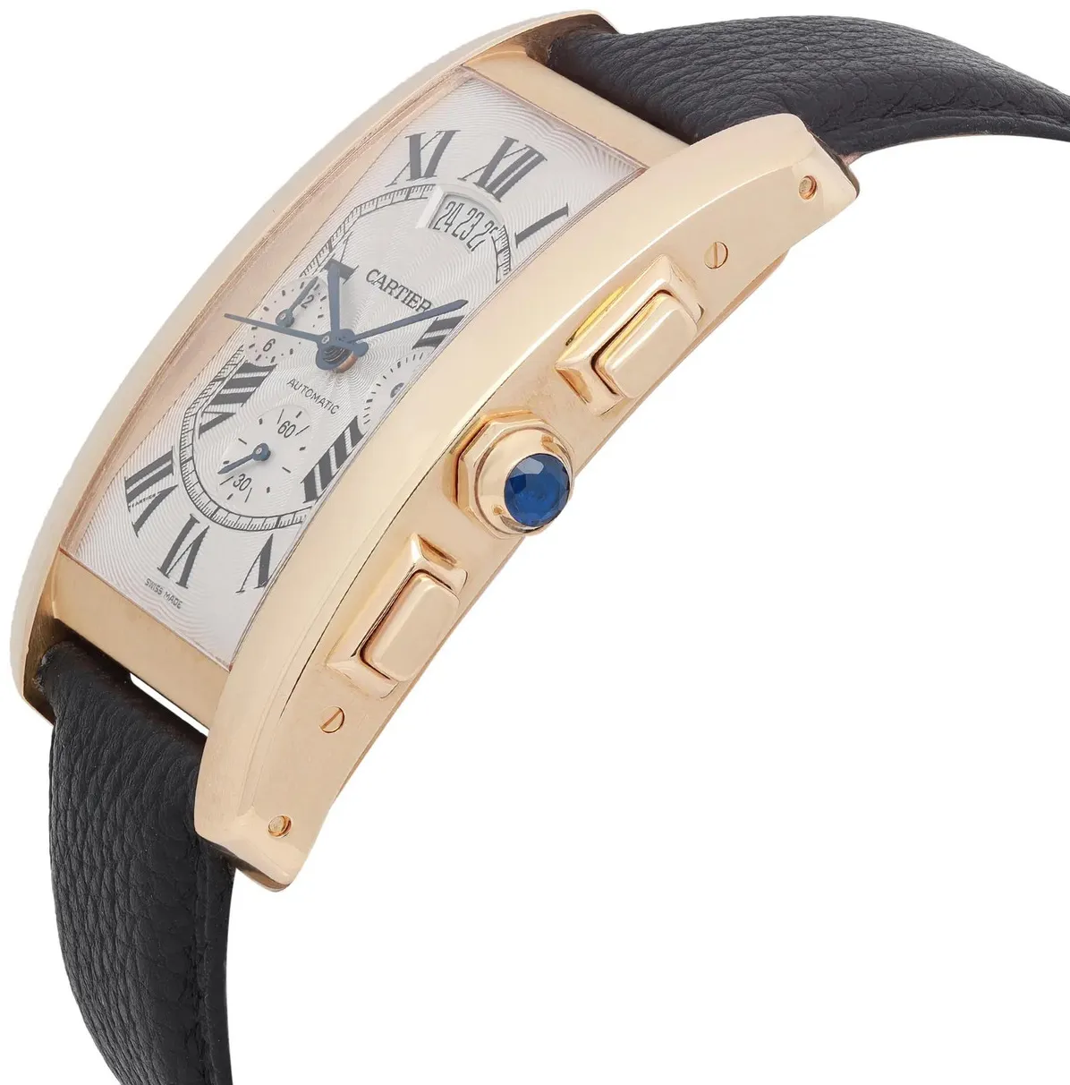 Cartier Tank Américaine W2609356 32mm Yellow gold Silver 2