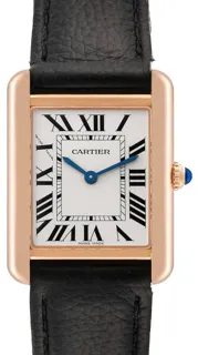 Cartier Tank Solo W5200024 Rose gold Silver