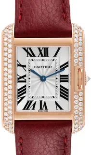 Cartier Tank Anglaise WT100029 Rose gold Silver